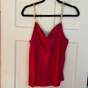 Raspberry Cami Busy Top